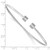 14k White Gold Diamond Cuff Bangle BM8403-025-WA