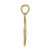 14K w/Rhodium Star & Moon Pendant C4640