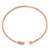 14k Rose Gold Diamond Arrow Cuff Bangle BM8401-011-RA