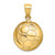 14k 3-D Soccerball Charm C3760