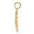 14K Sitting Cats in a Heart Pendant C4622