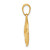 14K Sand Dollar Pendant C4048