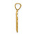 14K Yellow Gold Angel in Heart Pendant C4716