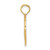 14k Solid Polished Golf Theme Pendant C2622