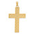 14K w/Rhodium Latin Cross Pendant C4216