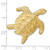 14k Sea Turtle Slide D2857