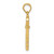 14K Polished 3-D Key Charm C2940