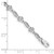 14k White Gold Polished Diamond Heart Bracelet BM4605-010-WA