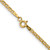 14K 20 inch 2.4mm Semi-Solid Anchor with Spring Ring Clasp Chain BC121-20