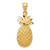 14k Pineapple Charm C138