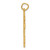 14k Eastern Orthodox Cross Pendant C1321