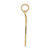 14k RN Caduceus Charm D3483