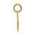 14k Horseshoe Charm C1738