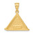 14k Pyramid Charm C1807