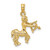 14k 3-D Sagittarius Zodiac Charm C3151