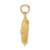 14k 3-D Pisces Zodiac Charm C3154