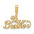 14K #1 BROTHER Charm D3982
