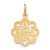 14k I LOVE CATS Charm C1887