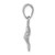14k White Gold Hummingbird Pendant C3472W