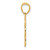 14k I HEART MY CAT on Reverse Cat Pendant D4238