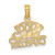 14K 100% CAPRICORN Zodiac Charm D4063