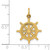 14k Ships Wheel Charm C488