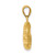 14k 3-D Moon Pendant C3139