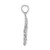 14K White Gold Small Dragon Charm C2379W