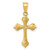 14k Diamond-cut Passion Cross Charm C3811