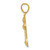 14k Diamond-cut Passion Cross Charm C3811