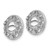 14k White Gold Fancy 1ct Diamond Earring Jackets EJM5301-010-WA
