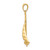 14k Polished Sailboat Pendant C2471
