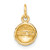 14k Golf Ball Charm C40