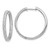14k White Gold Diamond In/Out Hinged Hoop Earrings EM4255-150-WA