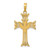 14K Dove on Cross Pendant C4311