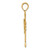 14K Dove on Cross Pendant C4311