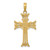 14K Dove on Cross Pendant C4311