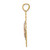14k Tri-color Our Lady of Guadalupe Pendant D3707