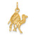 14k Camel Charm C563