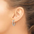 14k White Gold Diamond Milgrain Hinged Hoop Earrings EM4272-025-WA