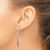 14k White Gold Diamond and Pink Sapphire Earrings EM4317-PS-038-WA