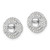 14k White Gold Diamond Round Earring Jackets EJM5325-050-WA
