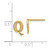 14k Diamond Initial Q Earrings EM4170Q-007-YA