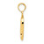 14K Dog Bowl Pendant D4228