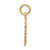 14k Heart Letter I Charm C568I