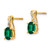14K Created Emerald and Diamond Earrings EM4235-CEM-006-YA