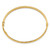 14K Diamond Cut 4mm Hinged Bangle DB733