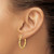 14k Diamond Fancy Hoop Earrings EM3885-033-YA