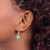 14k Pear Amazonite and Diamond Leverback Earrings EM7136-AZ-019-YA
