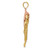 14k Two-Tone Mermaid Charm D712